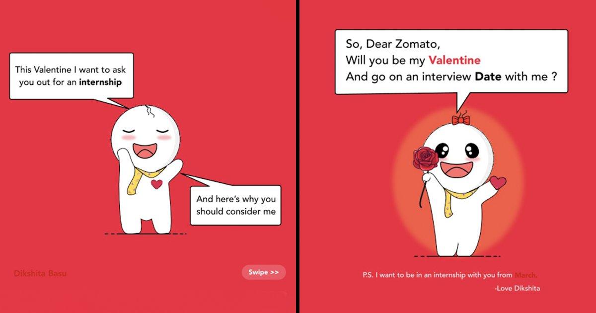 This Student’s Creative Valentine’s Day Pitch For Zomato Has Caught The Attention Of The CEO