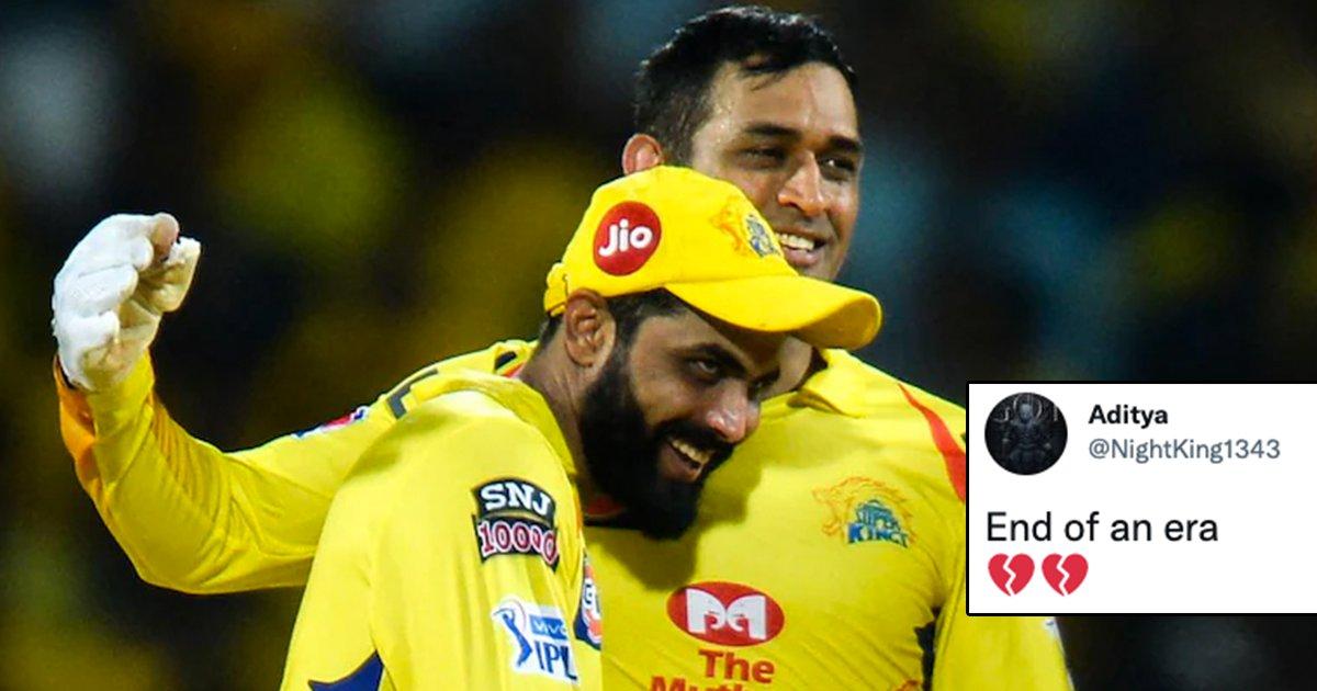 Fans Feel Mixed Emotions As MS Dhoni Hands Over Chennai Super Kings Captaincy To Ravindra Jadeja