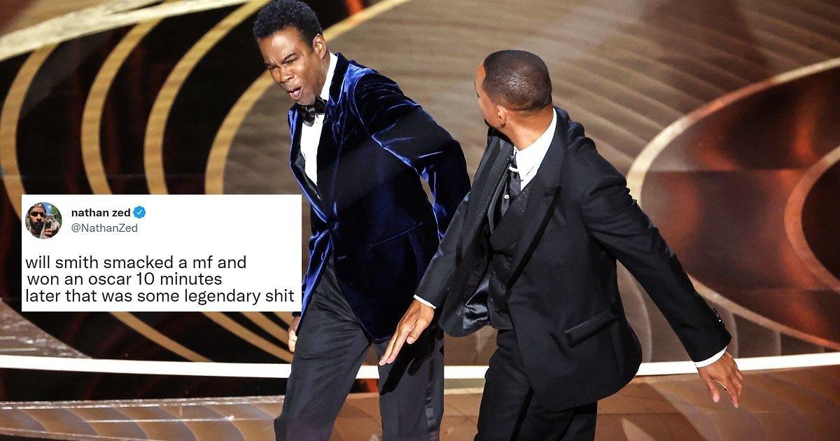 Will Smith Slaps Chris Rock For Joking About His Wife: “Keep My Wife’s Name Out Of Your Mouth!”