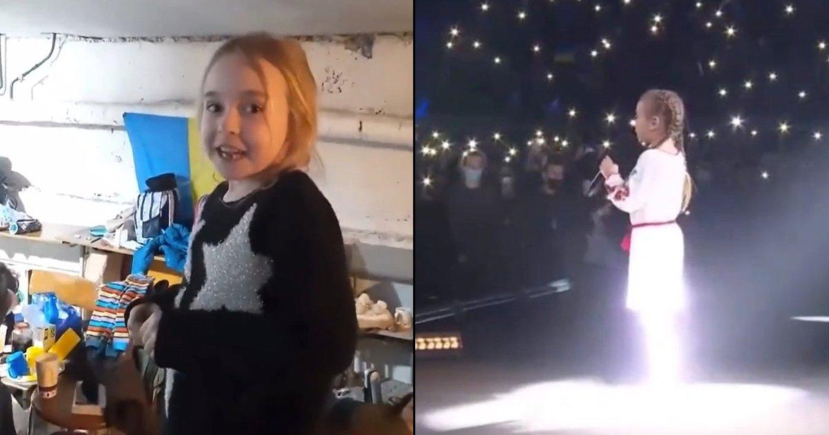 Ukrainian Girl Who Went Viral For Singing In Bomb Shelter Performs At A Charity Concert In Poland