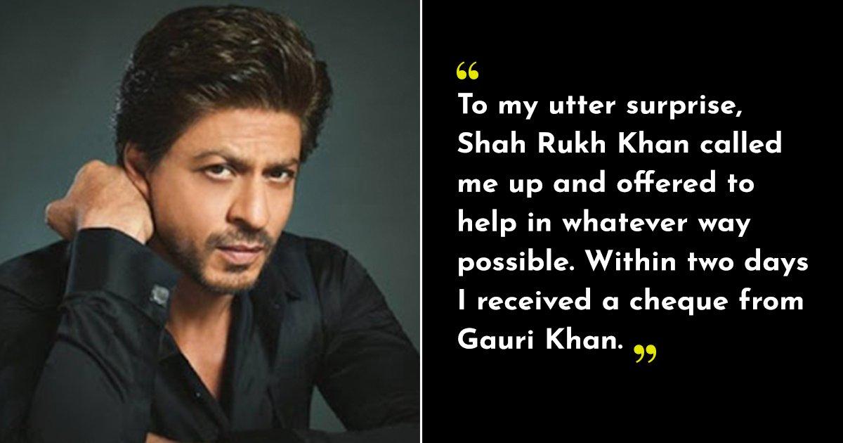 Throwback To When Shah Rukh Khan Rushed To The Aid Of A Kashmiri Pandit Family