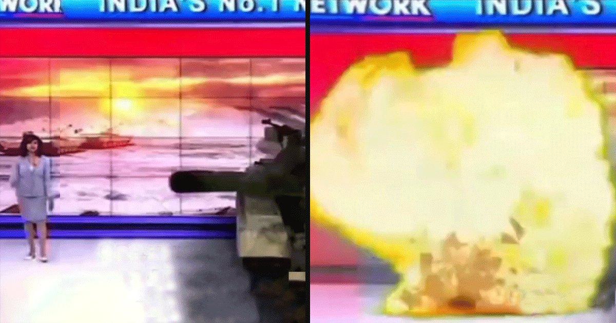 Forget Mr McAdams, This Indian News Channel Took It To Another Level With This Tank Graphic