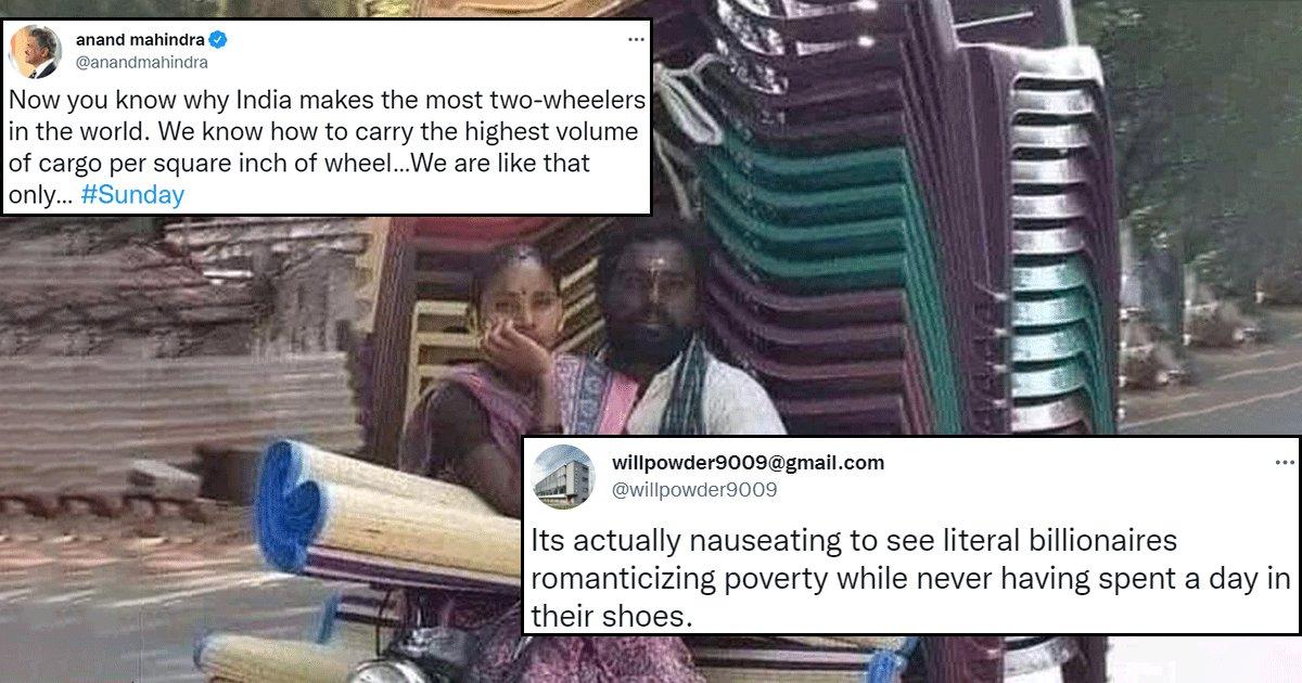 Twitter Calls Out Anand Mahindra For Romanticizing Poverty As ‘Inspiring’, Yet Again