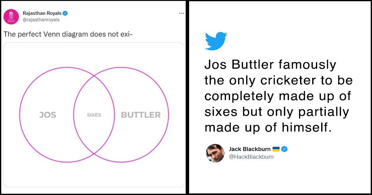 Rajasthan Royals’ New Venn Diagram For Jos Buttler Has Forced Twitter To Offer Them Maths Tuition