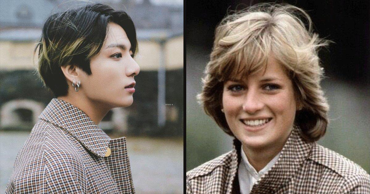 BTS Fans Point Out Uncanny Similarities Between Princess Diana & Jungkook & We’re Believing It