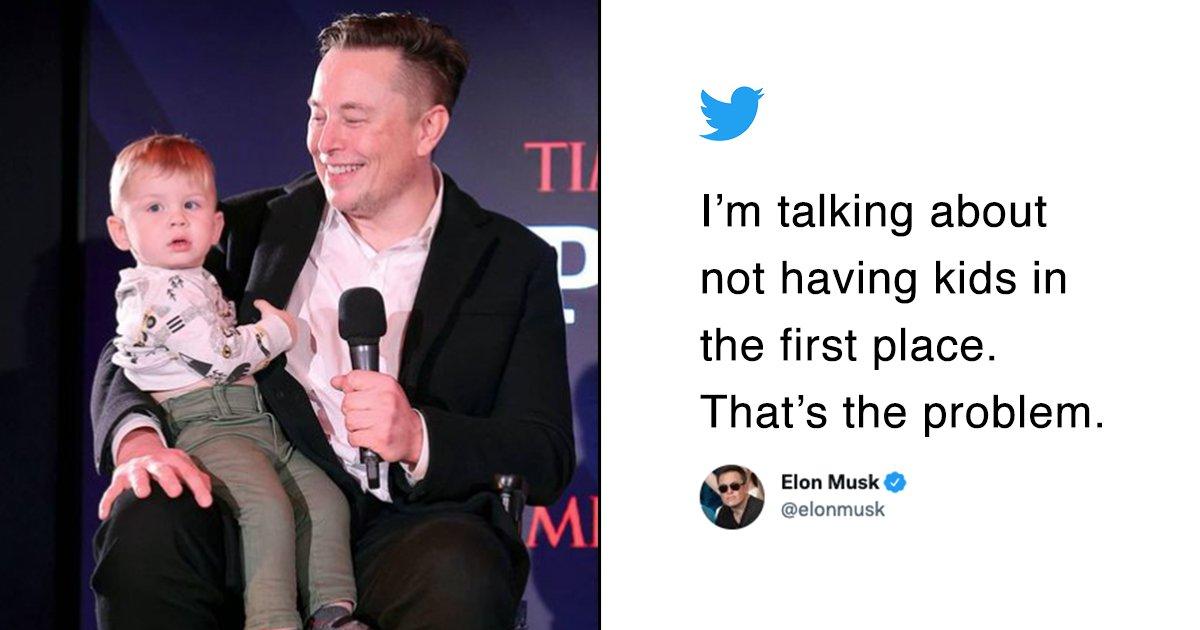 Elon Musk Suggests People Should Have More Kids But Twitter Disagrees