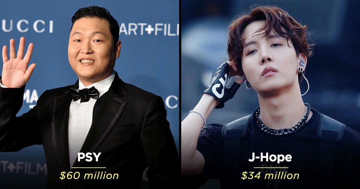 From PSY To BTS’ J-Hope, Here Are The 12 Richest K-Pop Idols