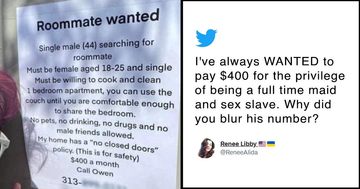 No Closed Doors, No Male Friends: Twitter Has Declared This As The Most Creepy Roommate Ad Ever