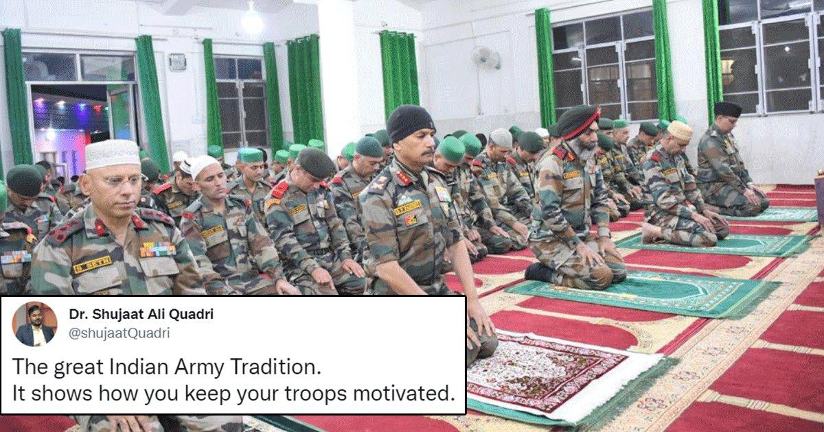 Twitter Hails Indian Army After A Picture Of Officers Offering Namaz During Ramadan Goes Viral