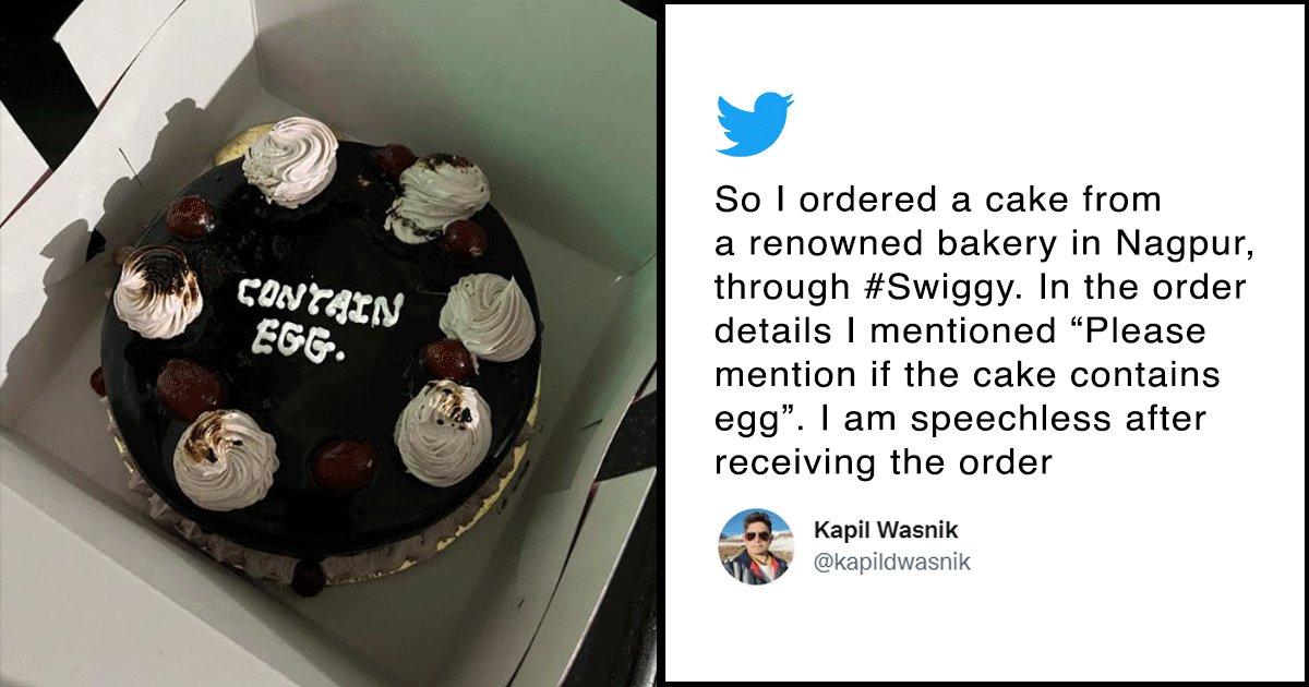 This Nagpur Guy Ordered A Cake Online & Was Served A Meme Of A Lifetime