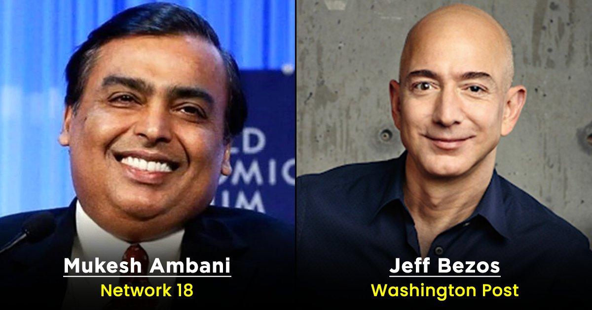 From Jeff Bezos To Mukesh Ambani, Here Are 7 Billionaires Who Bought Media Companies