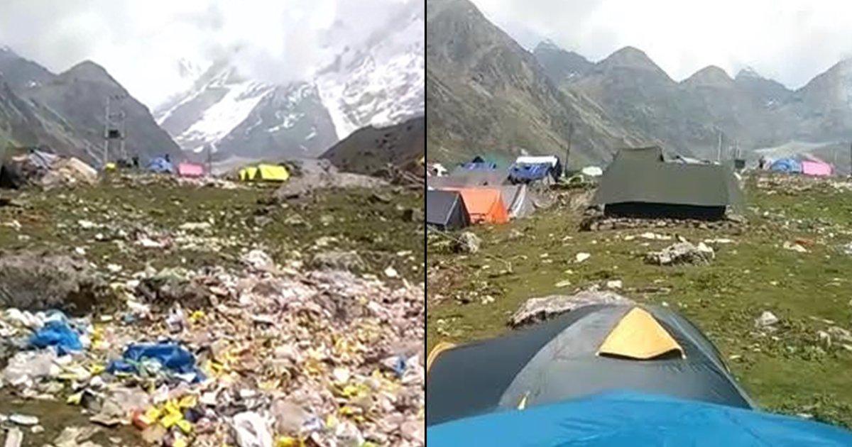 Plastic Waste & Garbage Piles Up Along The Char Dham Yatra Route As Pilgrim Footfall Increases