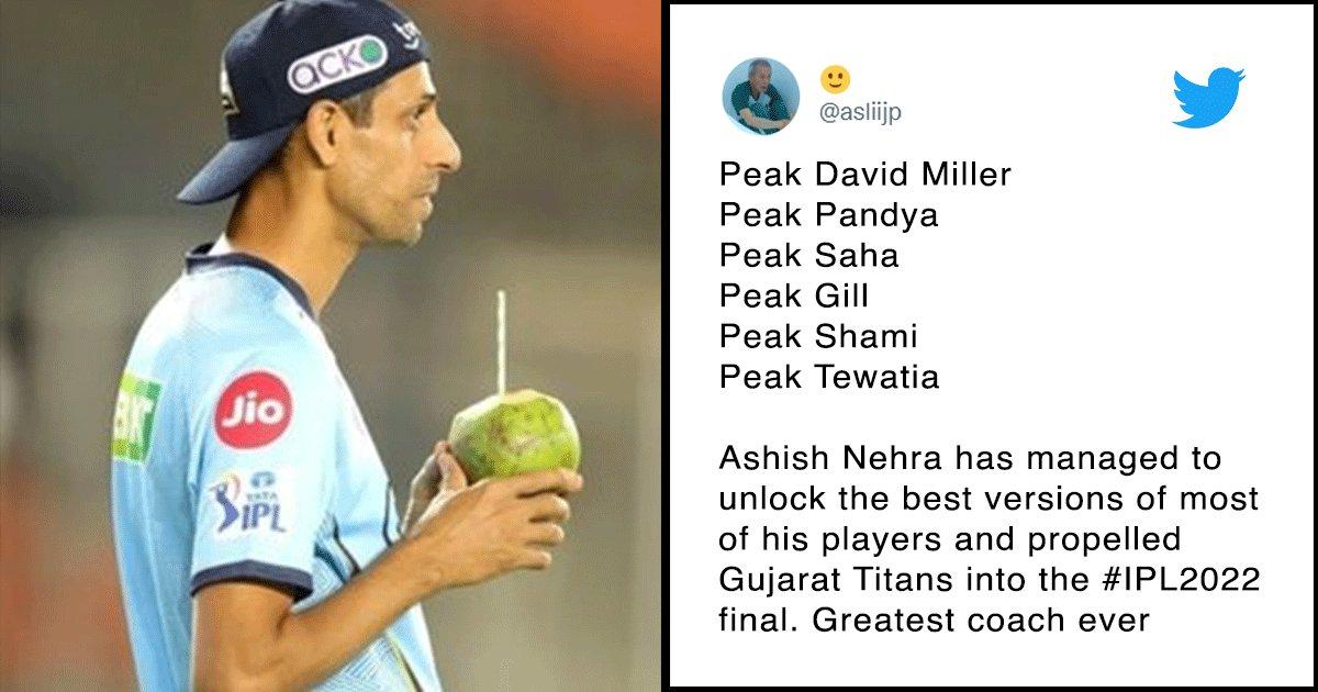 All Hail Ashish Nehra, The Unexpected Hero Who Has Become The First Indian Coach To Win IPL