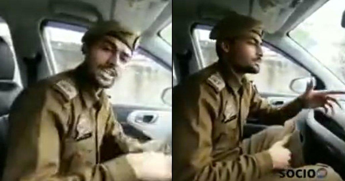 This Policeman From J&K Is Going Viral For His Rapping & You Won’t Stop Grooving