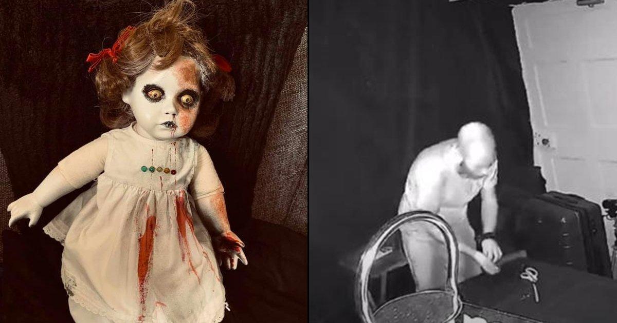Eerie CCTV Footage Shows Annie, The World’s Most Haunted Doll, Pushing Other Toys Off The Shelf