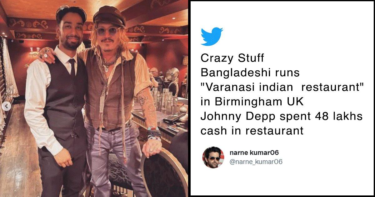 Johnny Depp Allegedly Spent ₹48.1 Lakhs On A Meal At An Indian Restaurant After Amber Heard Verdict