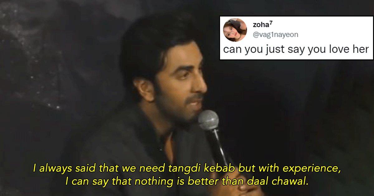 Ranbir Kapoor Is Being Called Out For Comparing Alia Bhatt To ‘Daal-Chawal’