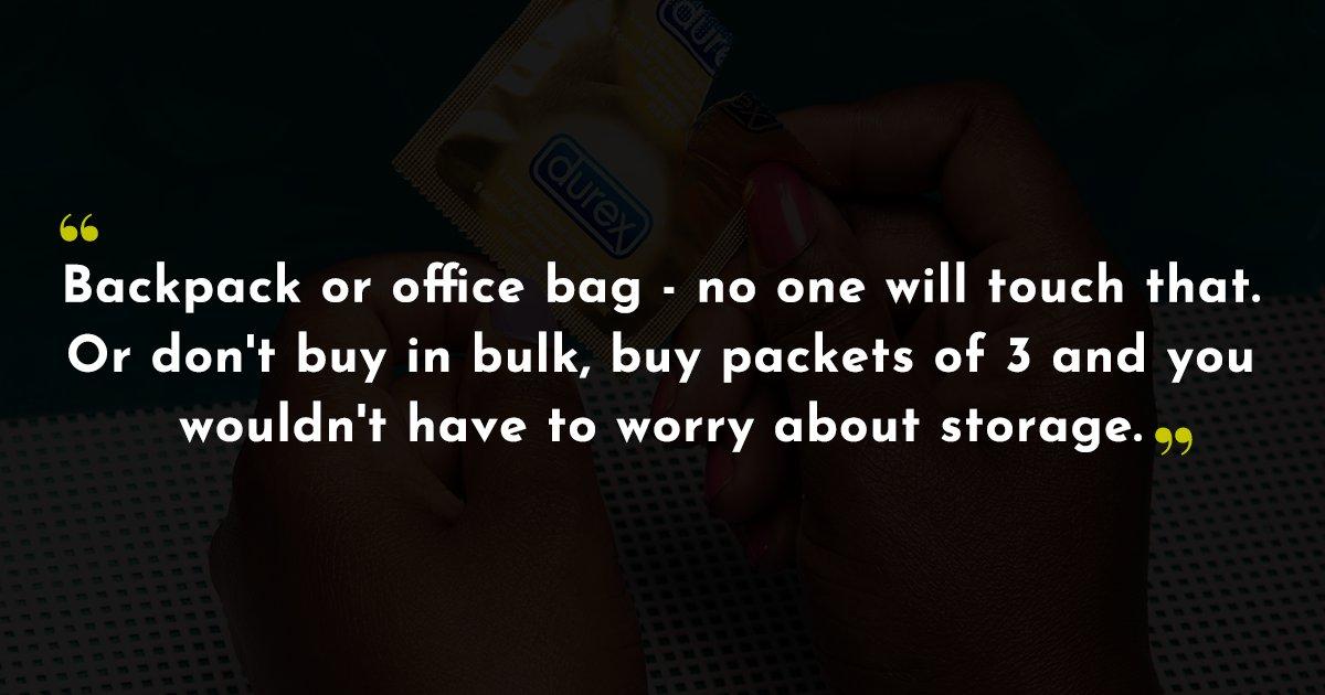 15 People Who Live With Their Families Reveal Where They Hide Their Condoms