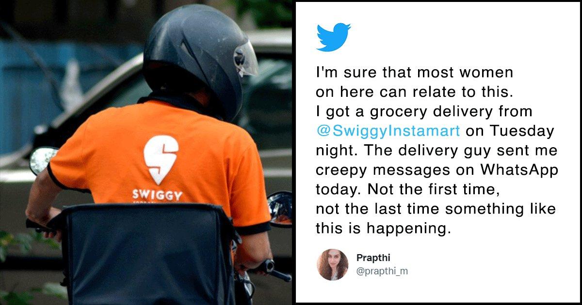 Woman Receives Creepy WhatsApp Texts From Delivery Guy, Shares Company’s Terrible Response
