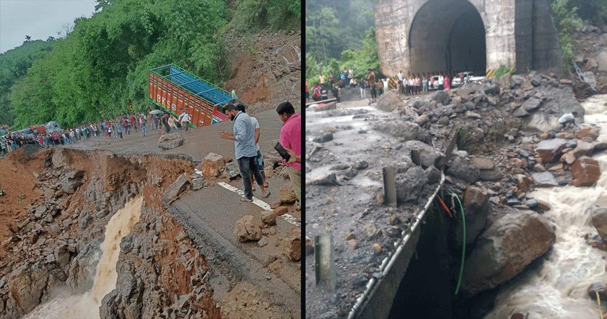 In Pics: NH06 Collapses As Landslides Wreak Havoc In Northeast India Following Heavy Rainfall