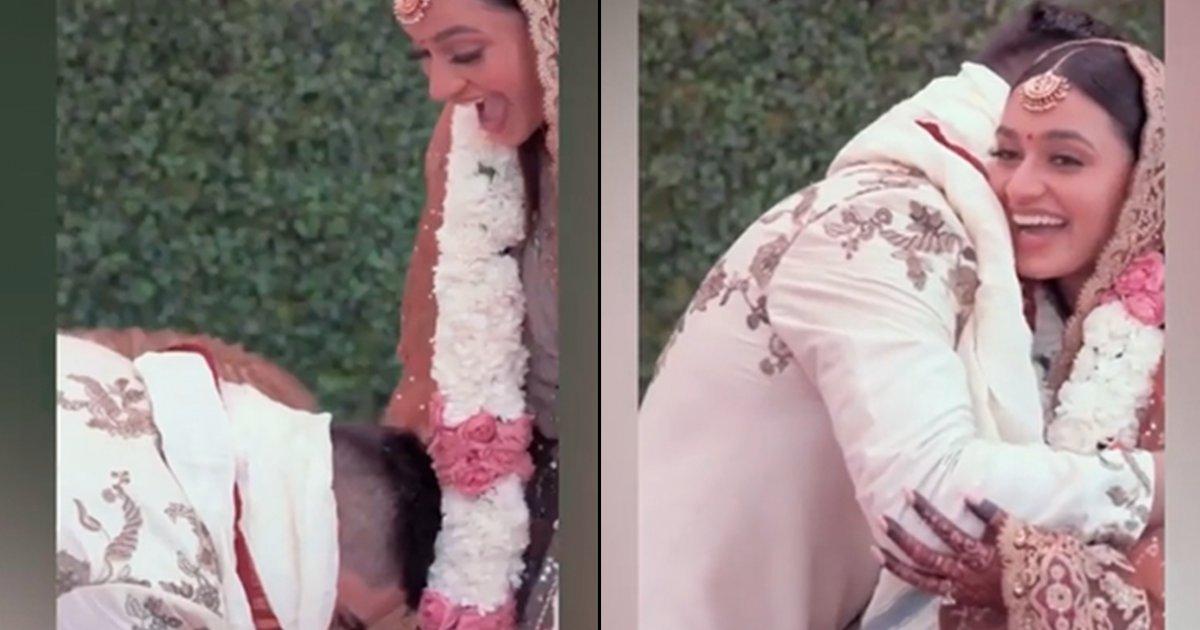 This Man Touching His Wife’s Feet At The Wedding Is Being Lauded For Breaking Stereotypes