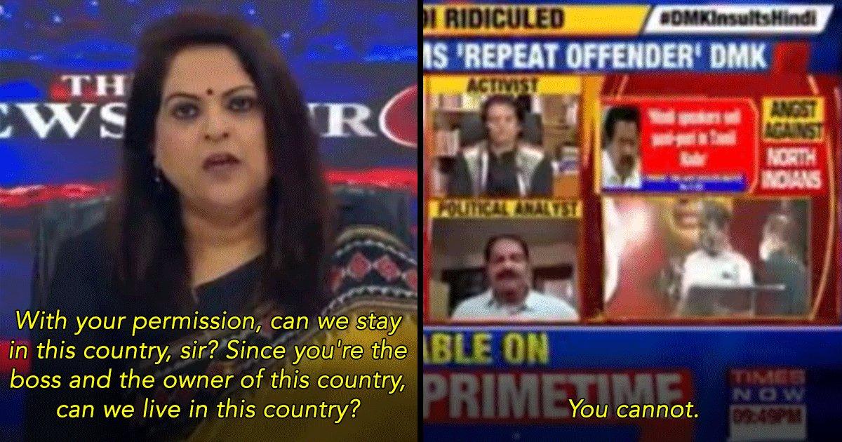 Navika Kumar Asked A Panelist If She Should Leave The Country, The Panelist Said “Yes, Go”