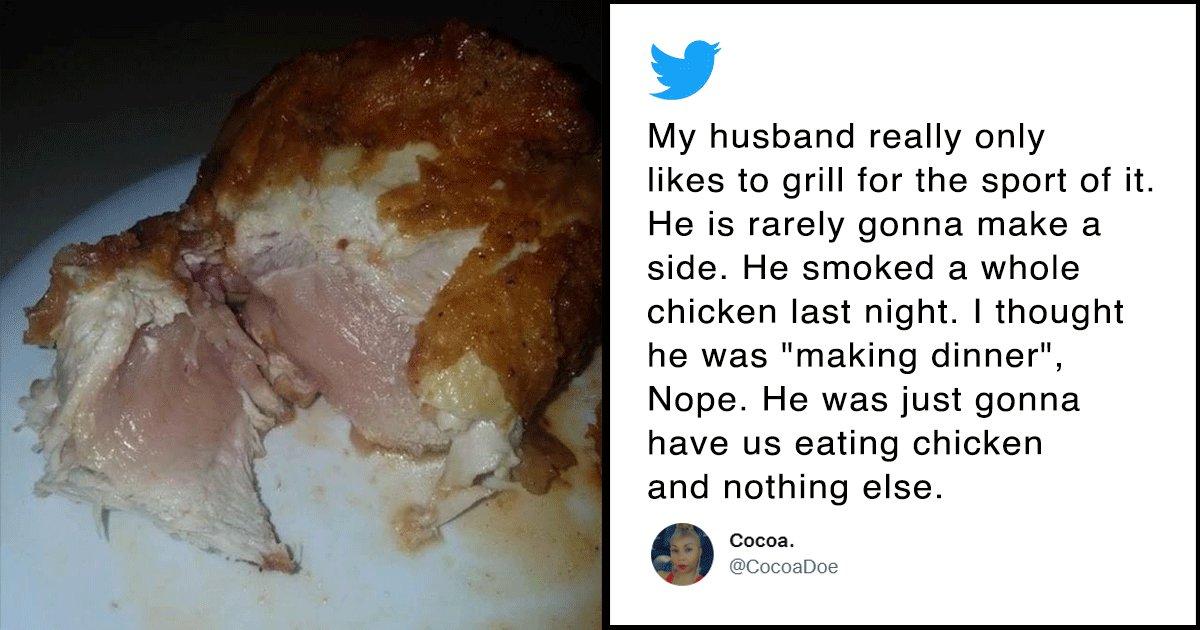 Where’s The Side Dish? This Thread On Why Men Only Cook The ‘Main Thing’ Is Too Relatable