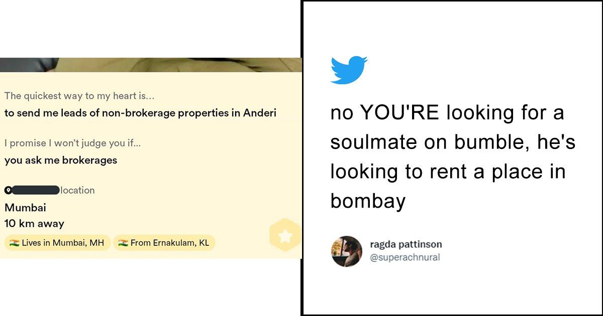 This Guy Is Looking For A Flat In Mumbai On Bumble & Honestly, It’s A Smart Move