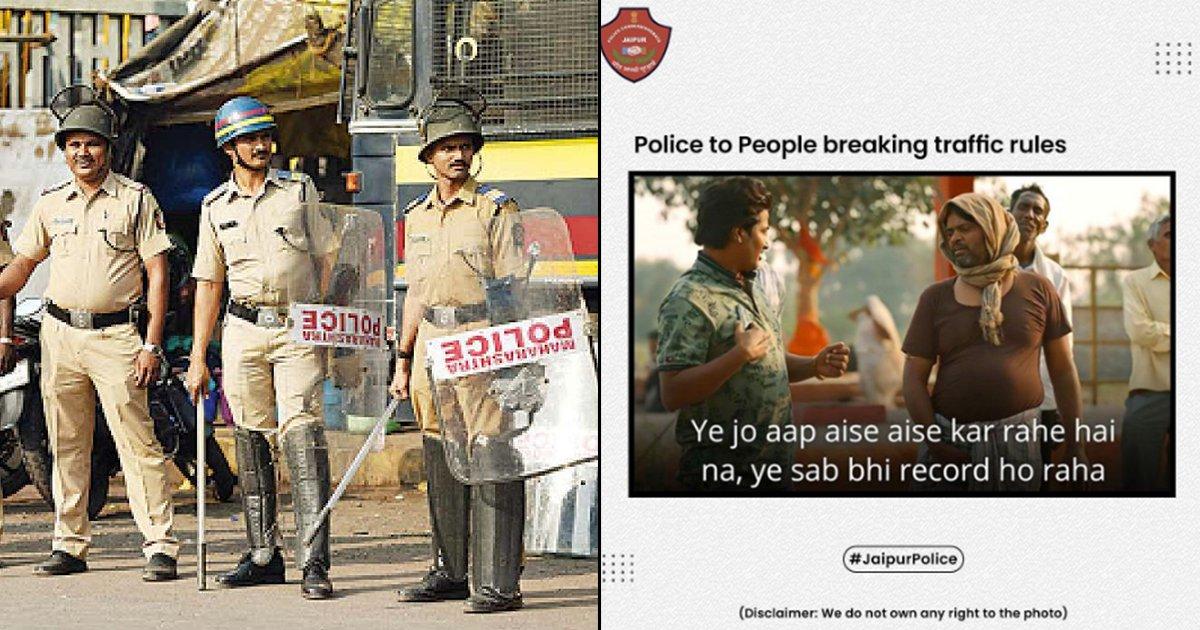 After Mumbai Police, It’s Jaipur Police Acing The Social Media Game & We Are Loving The Memes