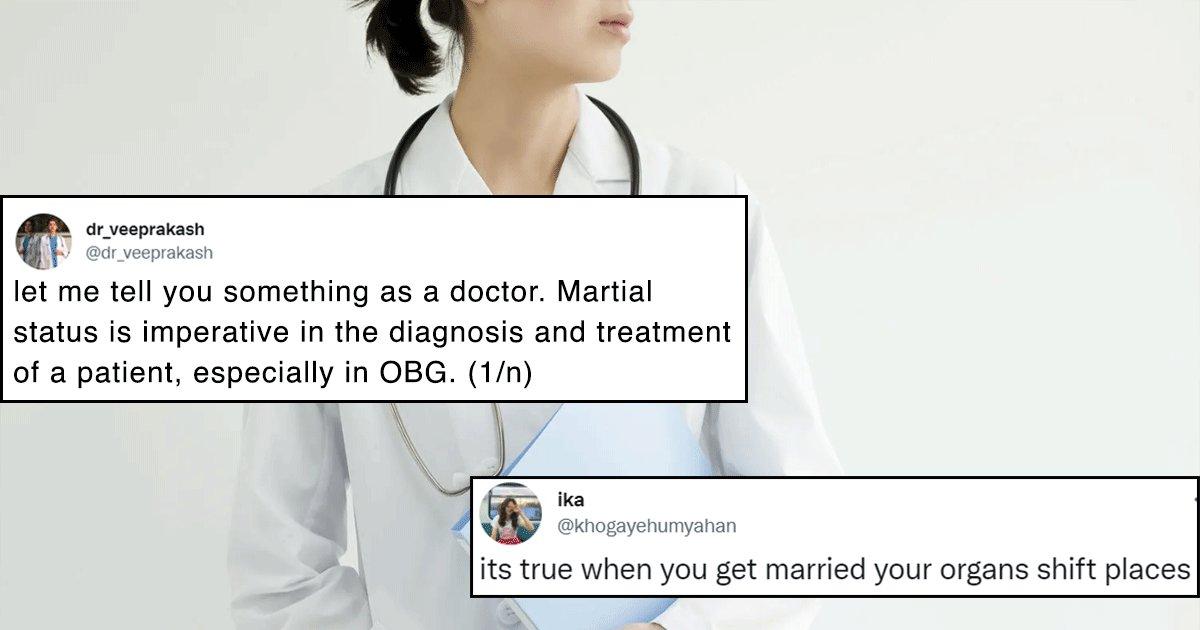 Gynaec Defends Asking Patients Their Marital Status, Gets Schooled By Desi Women On Twitter