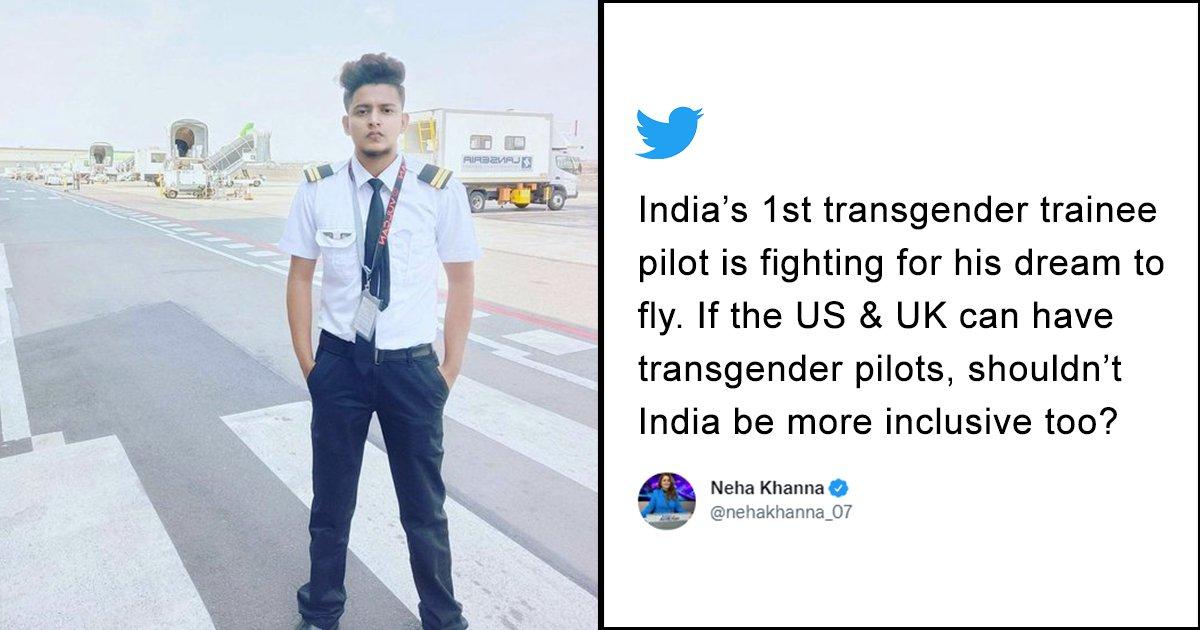 Denied The Right To Fly, India’s First Transgender Pilot Now Works As A Food Delivery Executive