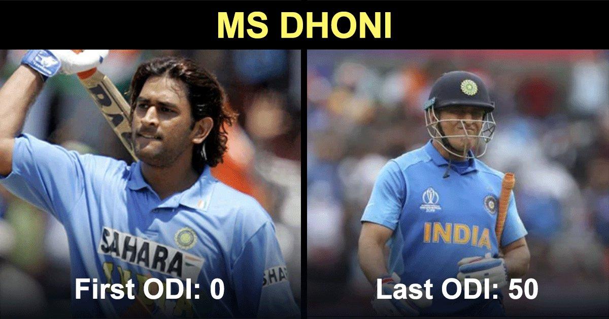 From MS Dhoni To Ganguly, Here’s What These 10 Cricketers Scored In Their Debut & Last Matches