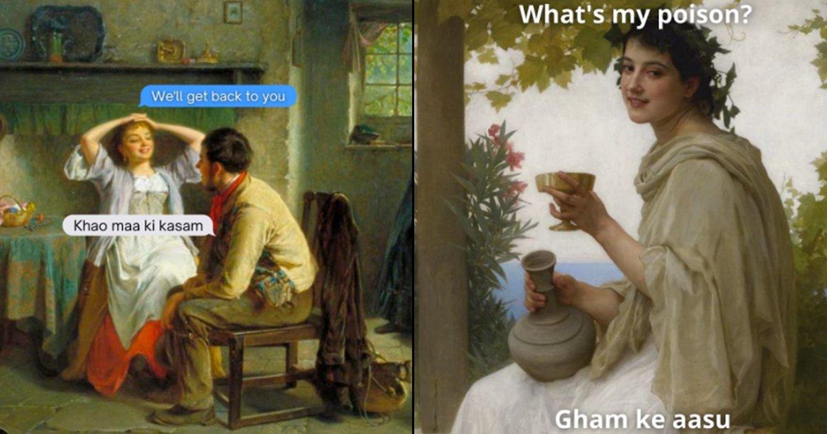 This Instagram Page Transforms Art Into Memes, And Well, THIS We Understand