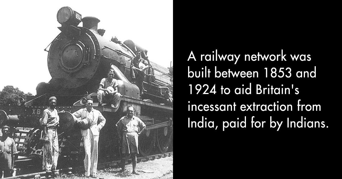 Here’s How The British Looted More Than $45 Trillion From India With Their Trains