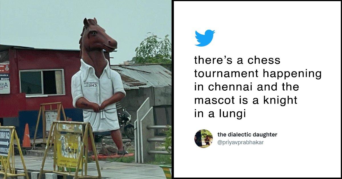 Much In Line With The Chennai Spirit, The Mascot For Chess Olympiad Has Left Twitter In Splits