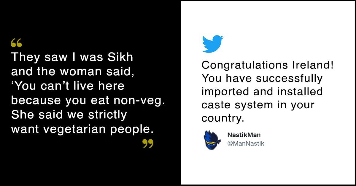 Desi Couple Denies Housing To A Non Vegetarian Sikh Man In Ireland Because We Take Casteism Everywhere