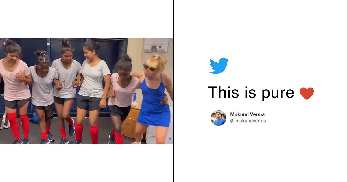 This Clip Of Women Hockey Players Grooving To Indian Folk Song In America Is A Chak De! Moment