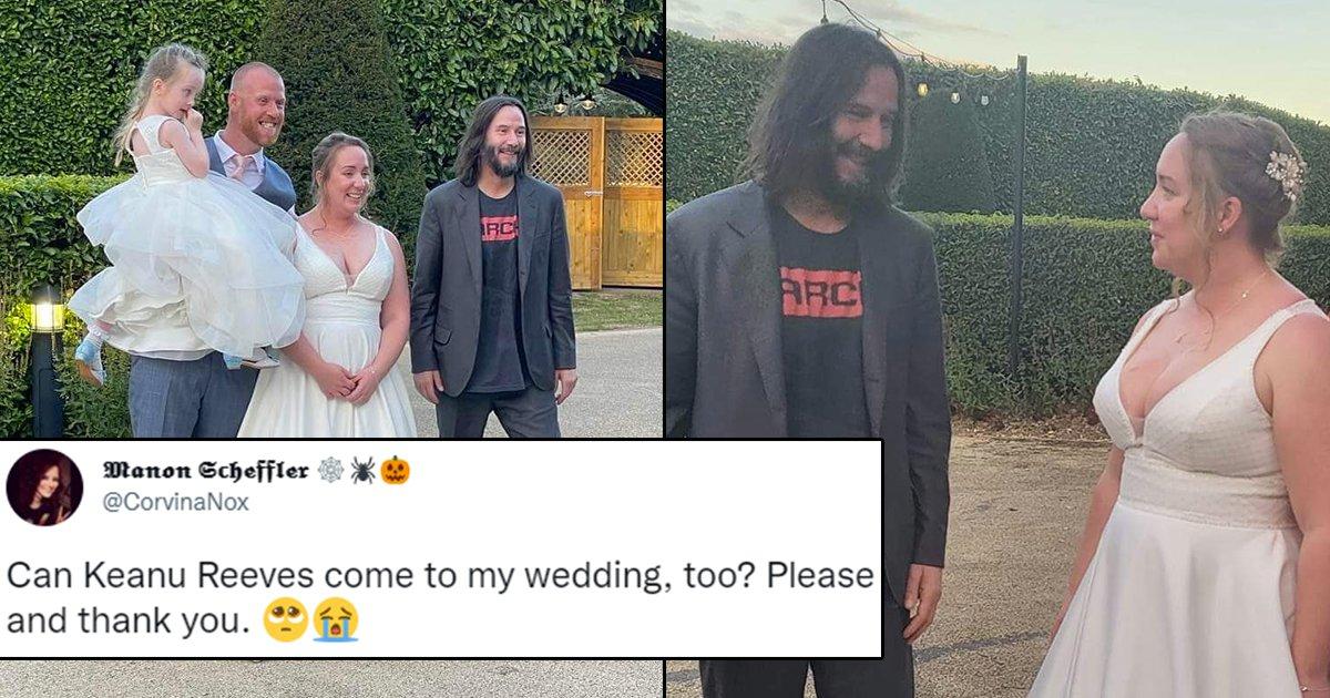 Keanu Reeves Surprised A Couple On Their Wedding & Netizens Want Him On Their Weddings Too