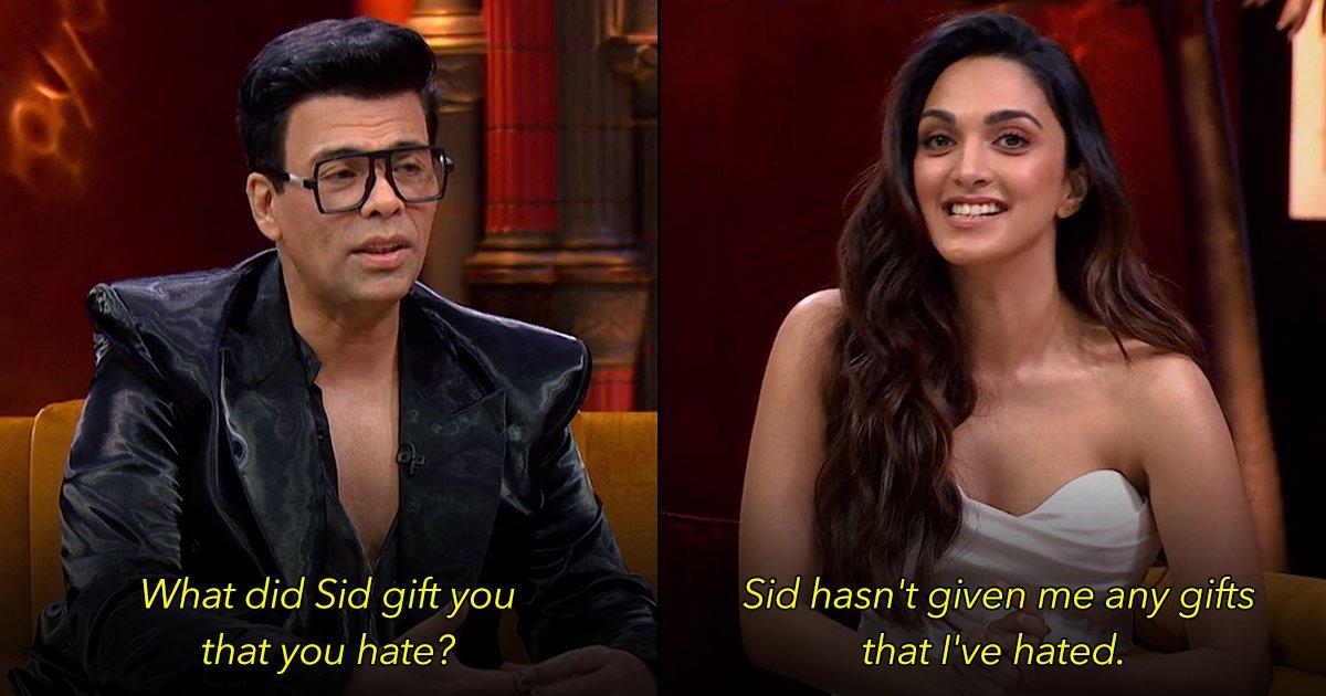6 Of The Sid-Kiara Moments From Koffee With Karan S7 That Made Us Go “Aww”