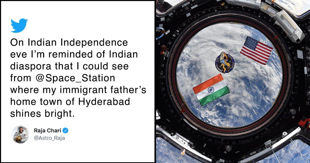 Indian Astronaut Wishes Everyone Independence Day With A Delightful Tiranga View From Space