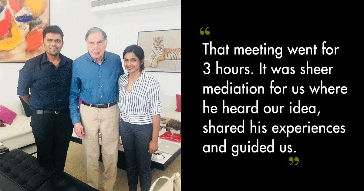 Startup Founder Shares How One Meeting With Ratan Tata Changed The Fate Of Her Company