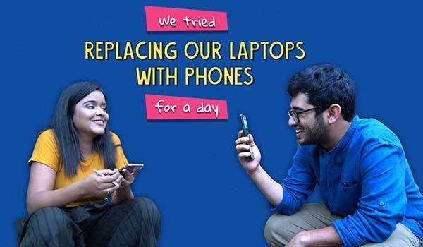 We Tried Replacing Our Laptops With Phones For A Day