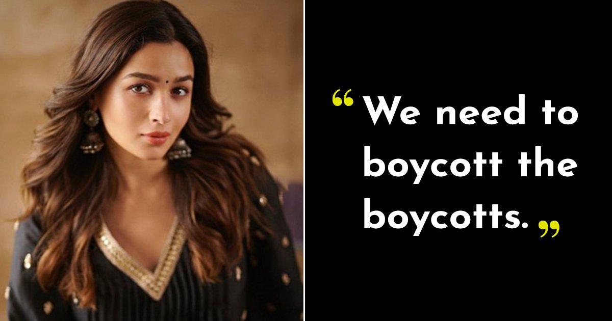 Alia To Kareena, Here’s What The Industry Said About The Boycott Bollywood Trend