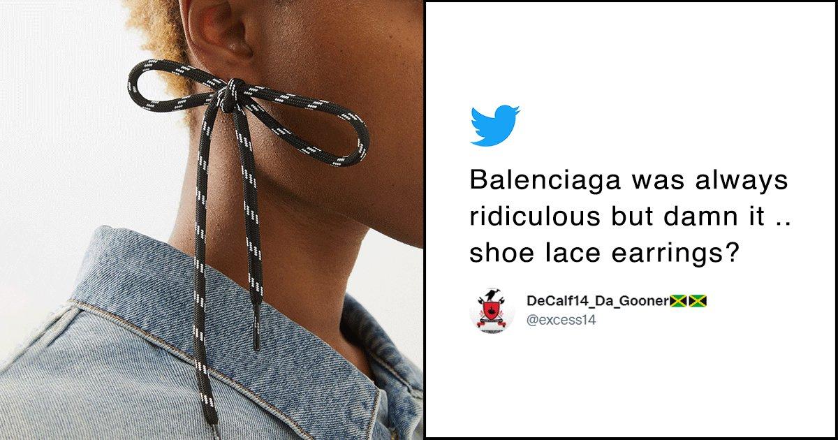 Balenciaga Has Now Come Up With ₹20K Shoelace Earrings And The Internet Is ‘Knot’ Having It