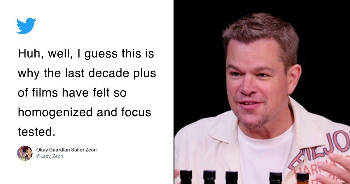 Matt Damon Explains Exactly Why Hollywood Only Makes Formulaic Movies That Will ‘Work’