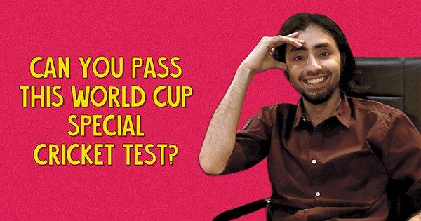 Can You Pass This World Cup Special Cricket test?