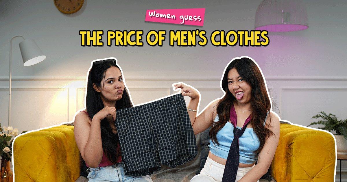 Women Guess The Price Of Men’s Clothes