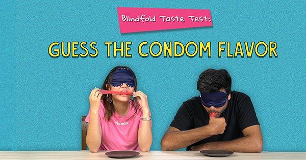 Blindfold Taste Test: Guess The Condom Flavour