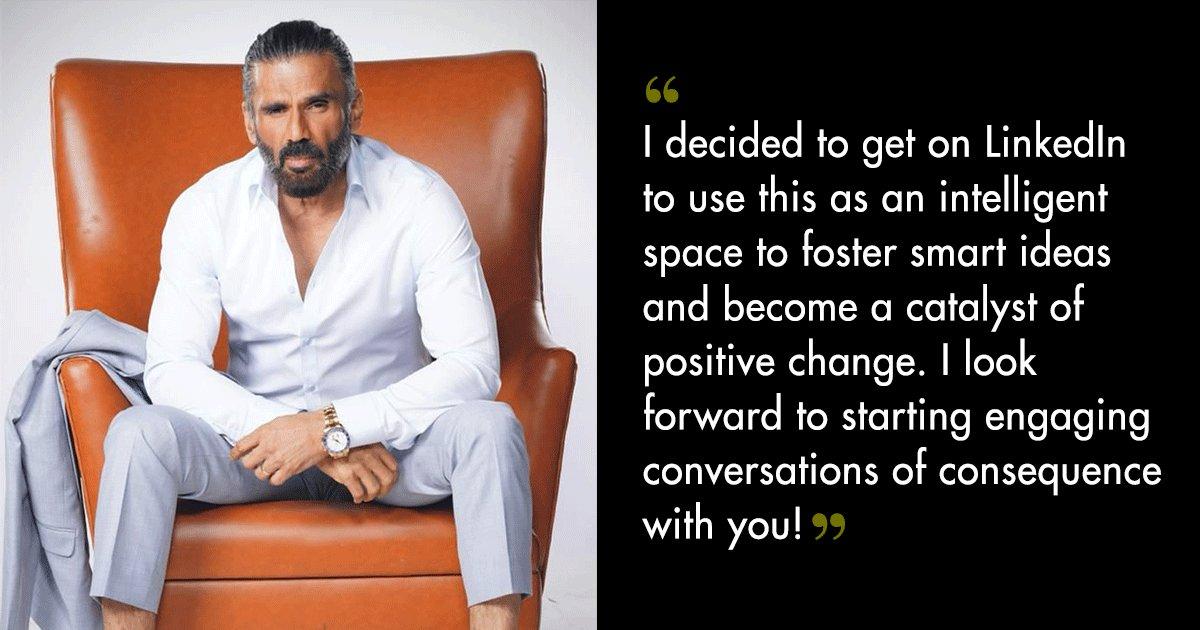Suniel Shetty Joins LinkedIn At 61, Talks About How Life Has Just Begun