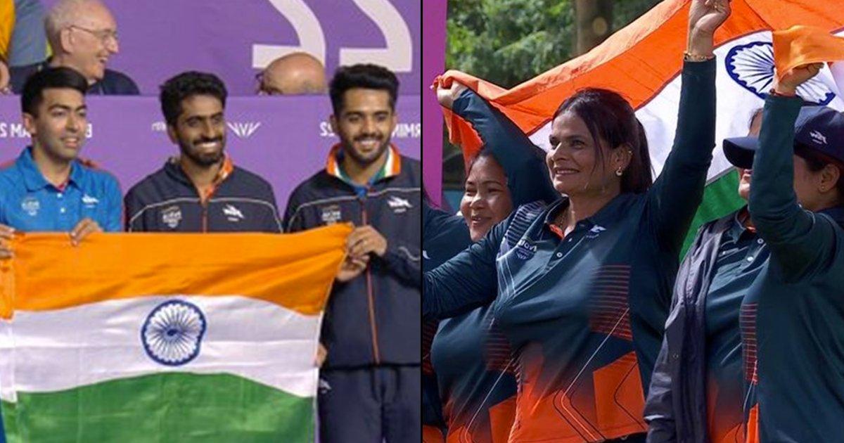 Twitter’s Beaming With Pride As India Wins Gold In Men’s Table Tennis & Silver In Mixed Badminton